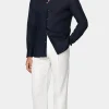 Suitsupply Chemises Décontractées*Chemise coupe Tailored bleu marine