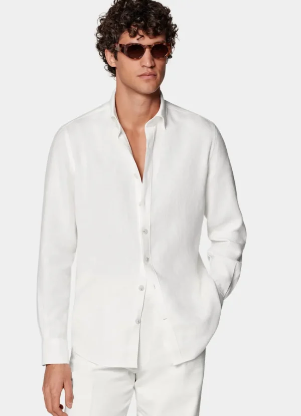 Suitsupply Chemises Décontractées*Chemise coupe tailored blanche