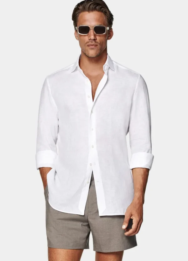 Suitsupply Chemises Décontractées*Chemise coupe tailored blanche