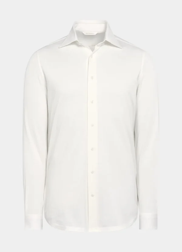 Suitsupply Chemises Décontractées | Chemises En Maille*Chemise coupe Tailored blanc cassé