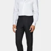 Suitsupply Chemises Traveller | Chemises Classiques*Chemise coupe Tailored en twill blanche à rayures