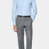 Suitsupply Chemises Classiques*Chemise coupe Tailored en twill bleu clair