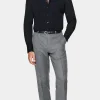 Suitsupply Chemises Classiques*Chemise coupe tailored en popeline bleu marine