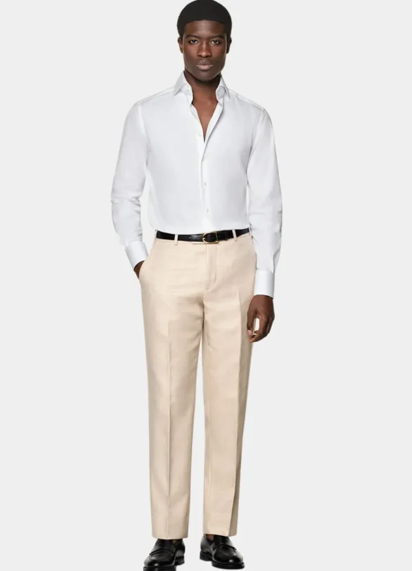 Suitsupply Chemises Classiques*Chemise coupe tailored en popeline blanche