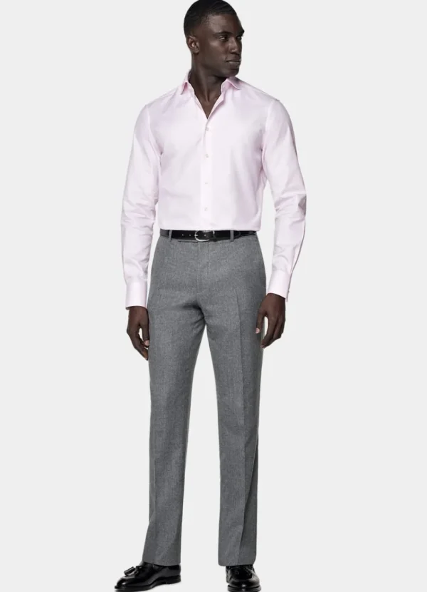 Suitsupply Chemises Classiques*Chemise coupe Tailored en oxford royal rose