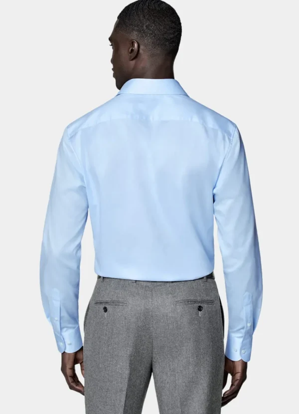 Suitsupply Chemises Traveller | Chemises Classiques*Chemise coupe Tailored en twill bleu clair