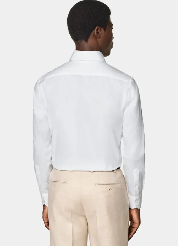 Suitsupply Chemises Classiques*Chemise coupe tailored en popeline blanche