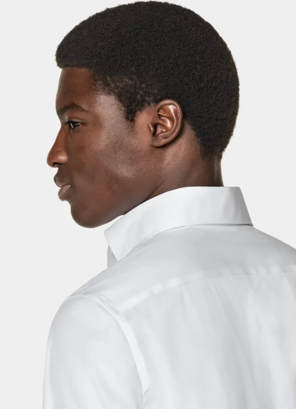 Suitsupply Chemises Classiques*Chemise coupe tailored en popeline blanche