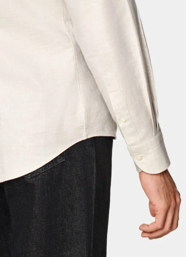 Suitsupply Chemises Décontractées*Chemise coupe Tailored sable