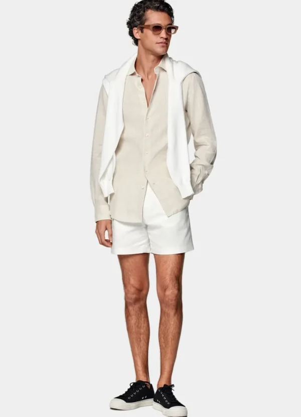 Suitsupply Chemises Décontractées*Chemise coupe Tailored sable