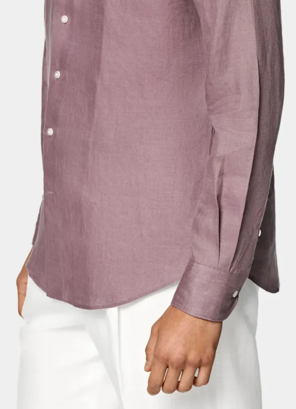 Suitsupply Chemises Décontractées*Chemise coupe tailored violette