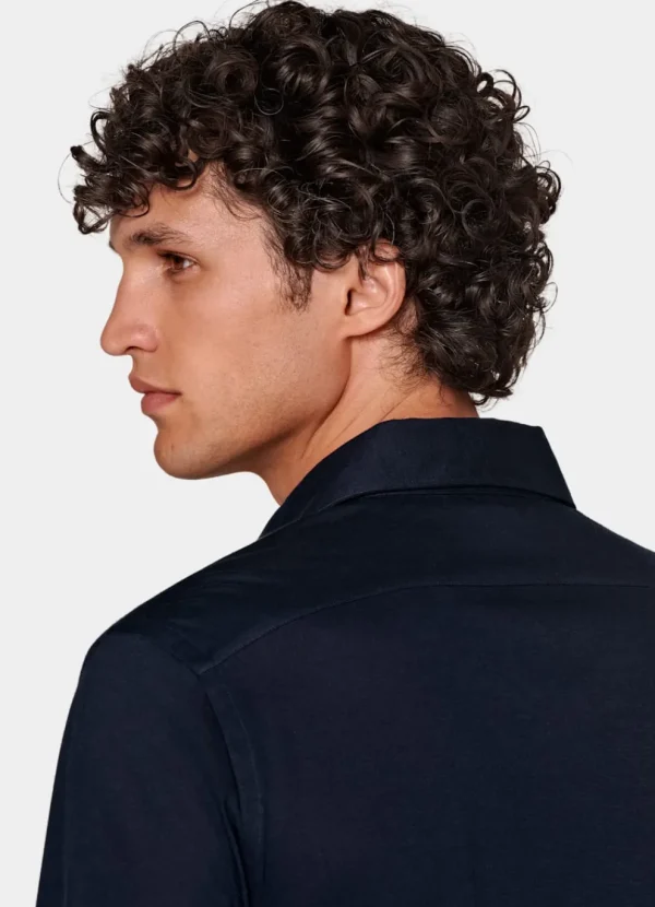 Suitsupply Chemises En Maille | Chemises Décontractées*Chemise coupe très ajustée bleu marine