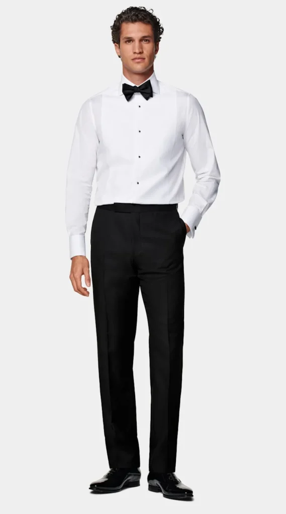 Suitsupply Chemises De Smoking | Chemises De Smoking*Chemise de smoking en piqué coupe Tailored blanche