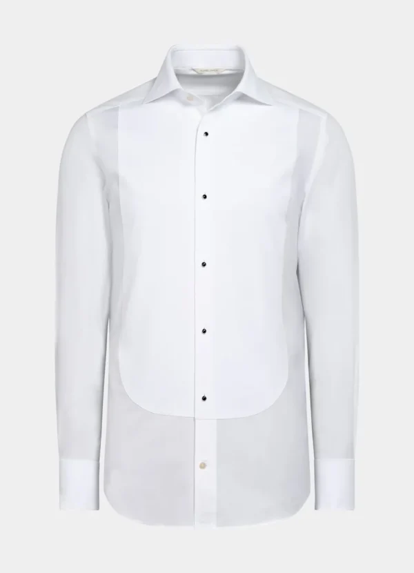 Suitsupply Chemises De Smoking | Chemises De Smoking*Chemise de smoking en piqué coupe Tailored blanche