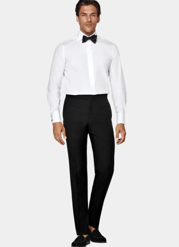 Suitsupply Chemises De Smoking | Chemises De Smoking*Chemise de smoking en twill coupe Tailored blanche