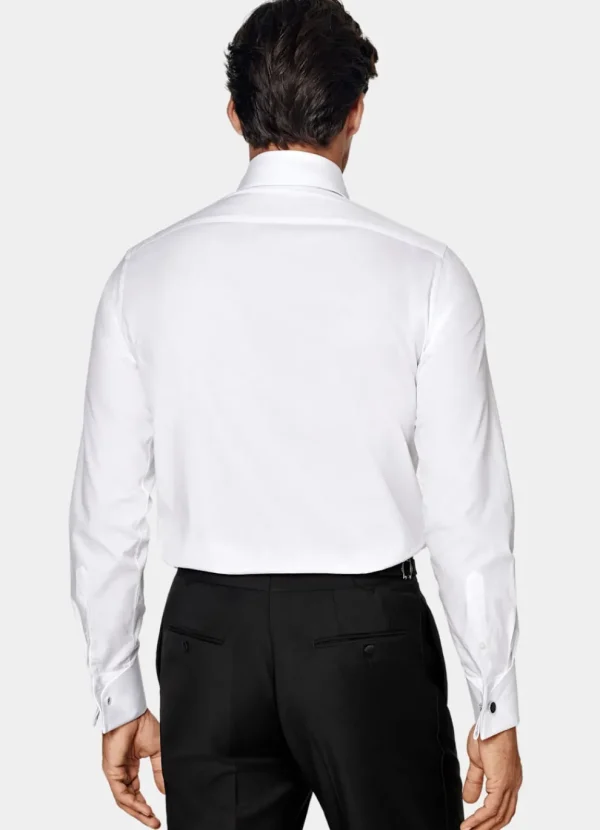 Suitsupply Chemises De Smoking | Chemises De Smoking*Chemise de smoking en twill coupe Tailored blanche