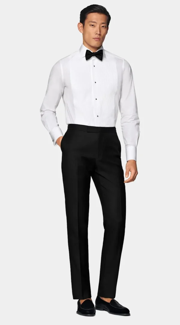 Suitsupply Chemises De Smoking | Chemises De Smoking*Chemise de smoking plissée coupe ajustée blanche