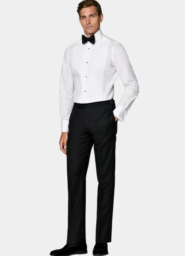 Suitsupply Chemises De Smoking | Chemises De Smoking*Chemise de smoking plissée coupe Tailored blanche