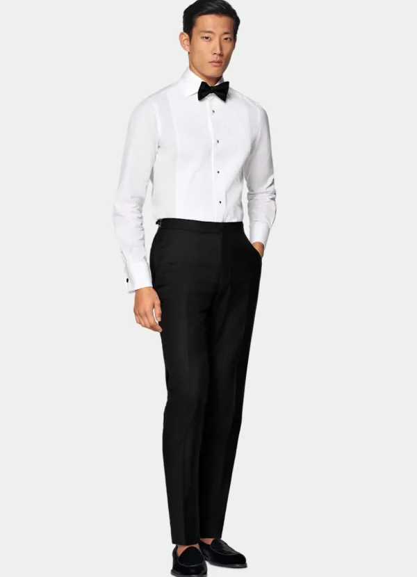 Suitsupply Chemises De Smoking | Chemises De Smoking*Chemise de smoking plissée coupe ajustée blanche