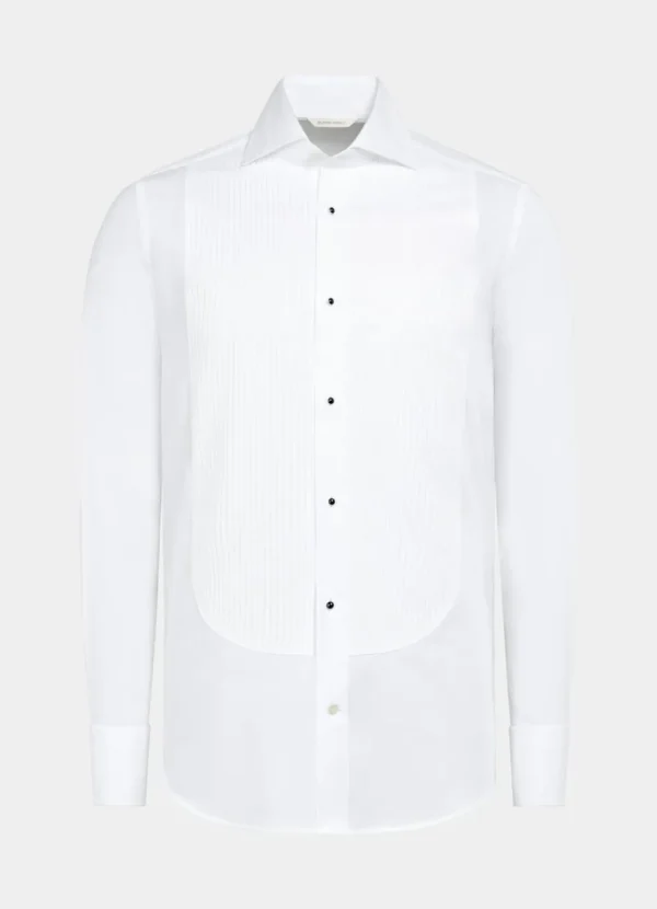 Suitsupply Chemises De Smoking | Chemises De Smoking*Chemise de smoking plissée coupe ajustée blanche