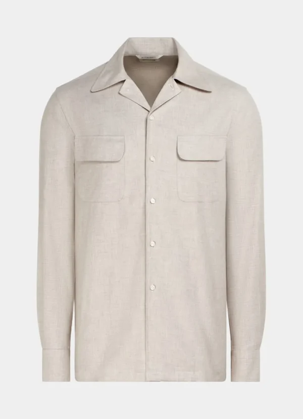 Suitsupply Chemises Décontractées*Chemise Safari sable