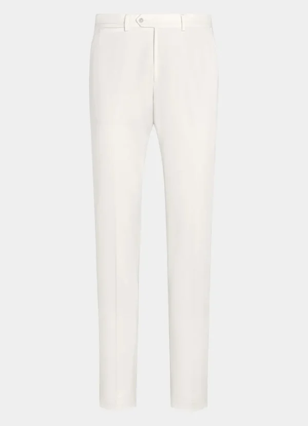 Suitsupply Chinos | Pantalons*Chino Slim Leg Straight blanc cassé