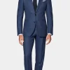 Suitsupply Costumes Classiques*Costume Havana coupe Tailored bleu moyen