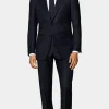 Suitsupply Costumes Classiques*Costume Havana coupe Tailored bleu marine à carreaux