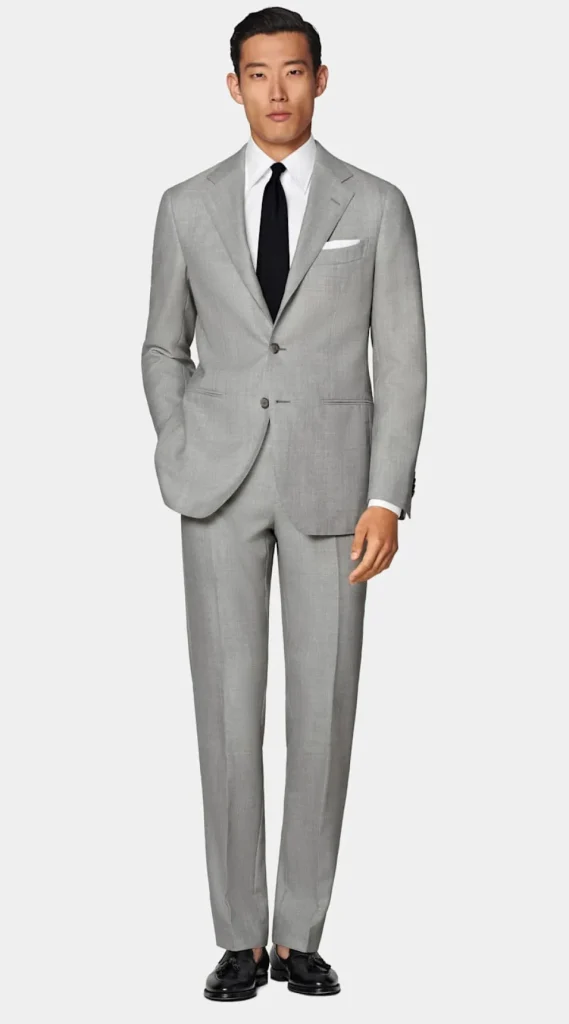 Suitsupply Costumes Classiques*Costume Havana coupe Tailored gris clair