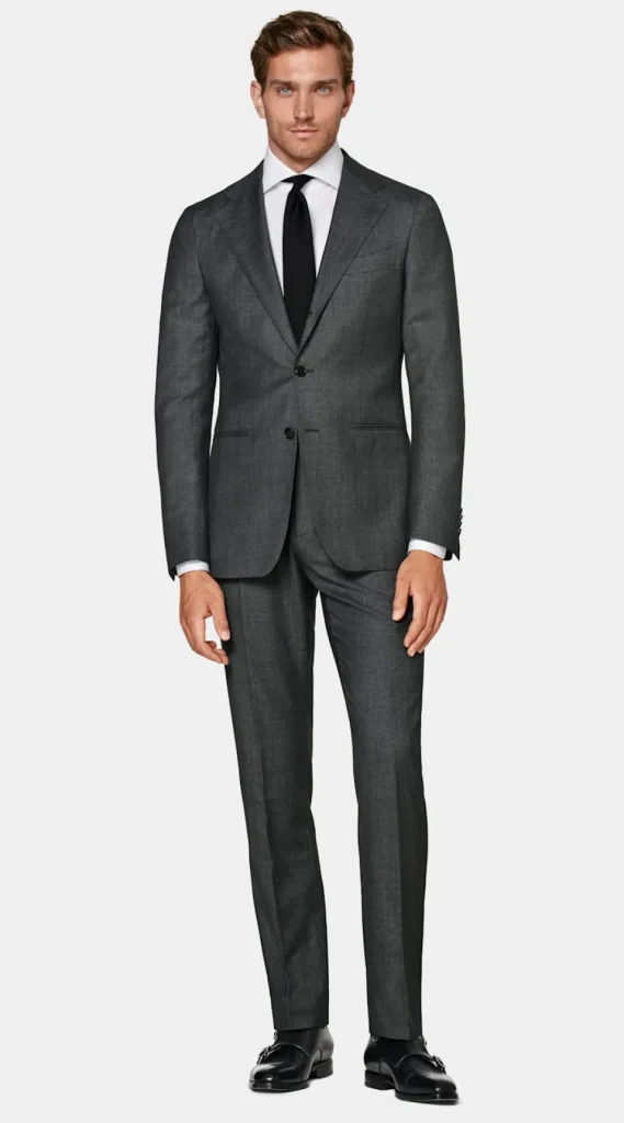 Suitsupply Costumes Classiques*Costume Havana coupe Tailored gris foncé