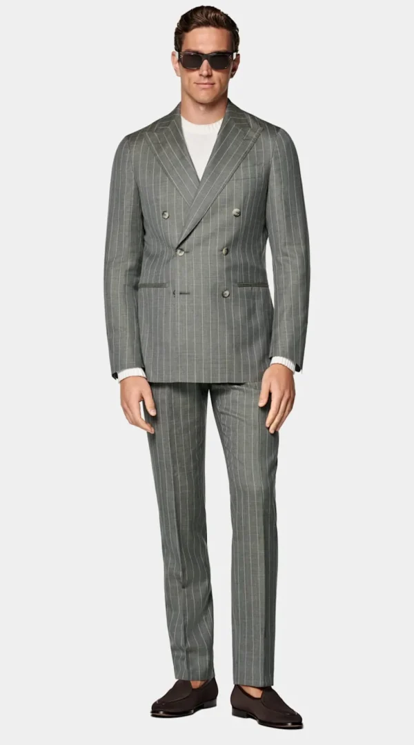 Suitsupply Costumes Tendance*Costume Havana coupe Tailored vert clair à rayures