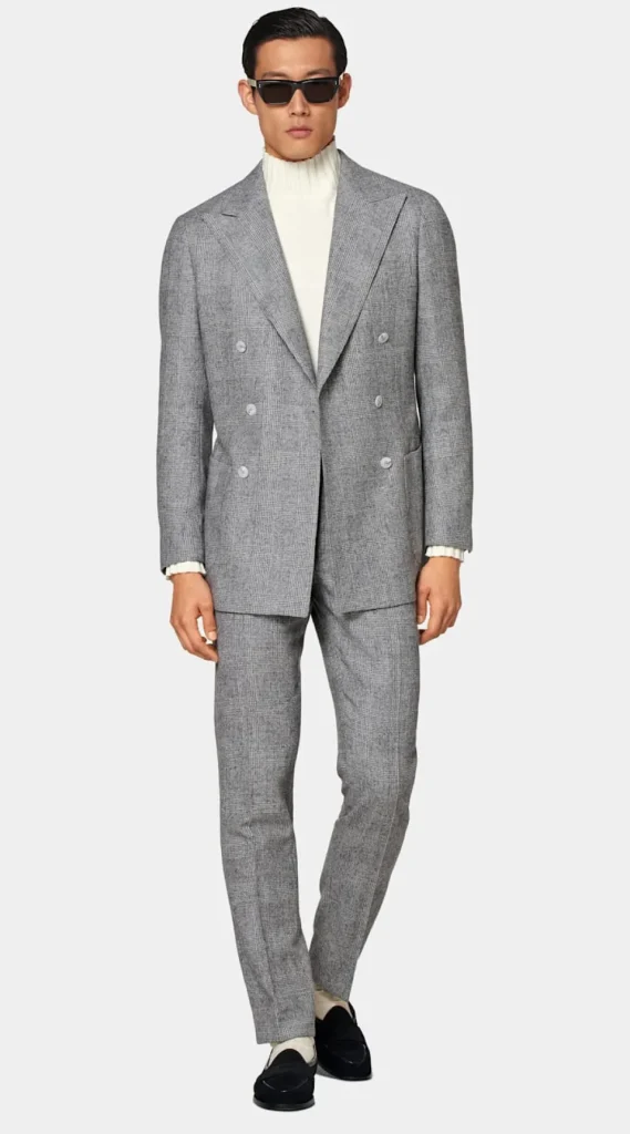 Suitsupply Costumes Tendance*Costume Havana coupe Tailored gris clair à carreaux