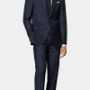 Suitsupply Mariage Habillé | Costumes Mariage*Costume Havana coupe Tailored bleu marine pied-de-poule