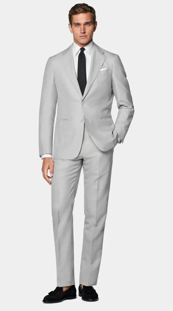 Suitsupply Costumes Classiques*Costume Havana coupe Tailored gris clair