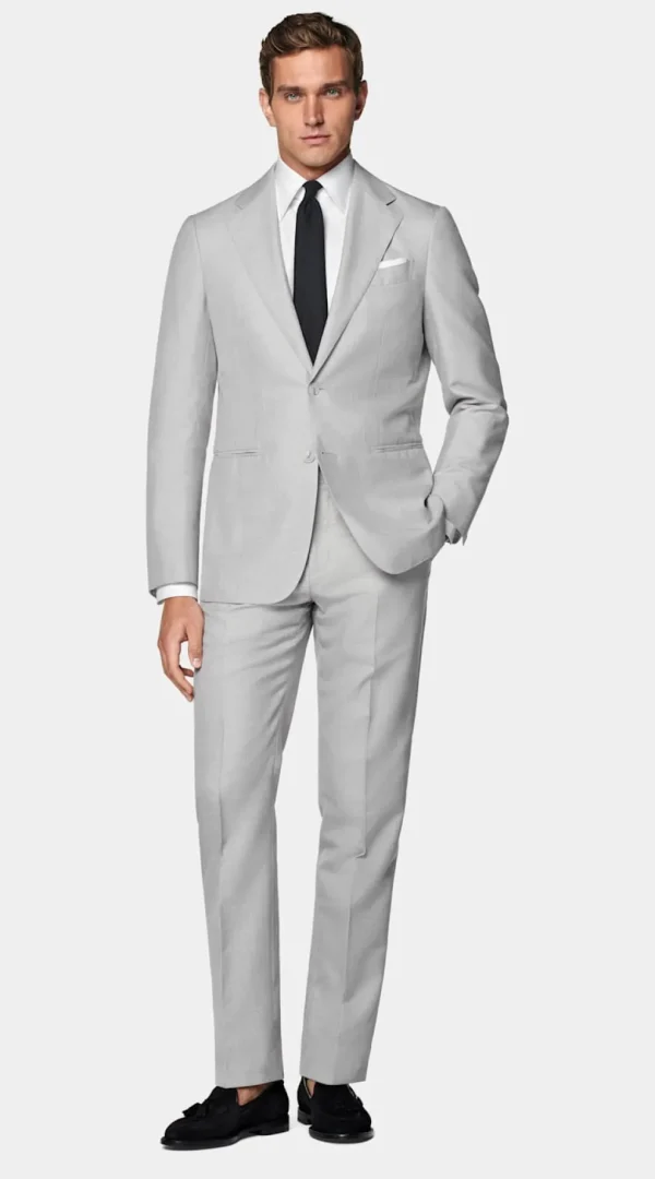 Suitsupply Costumes Classiques*Costume Havana coupe Tailored gris clair