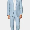 Suitsupply Mariage Cocktail | Costumes Mariage*Costume Havana coupe Tailored bleu clair