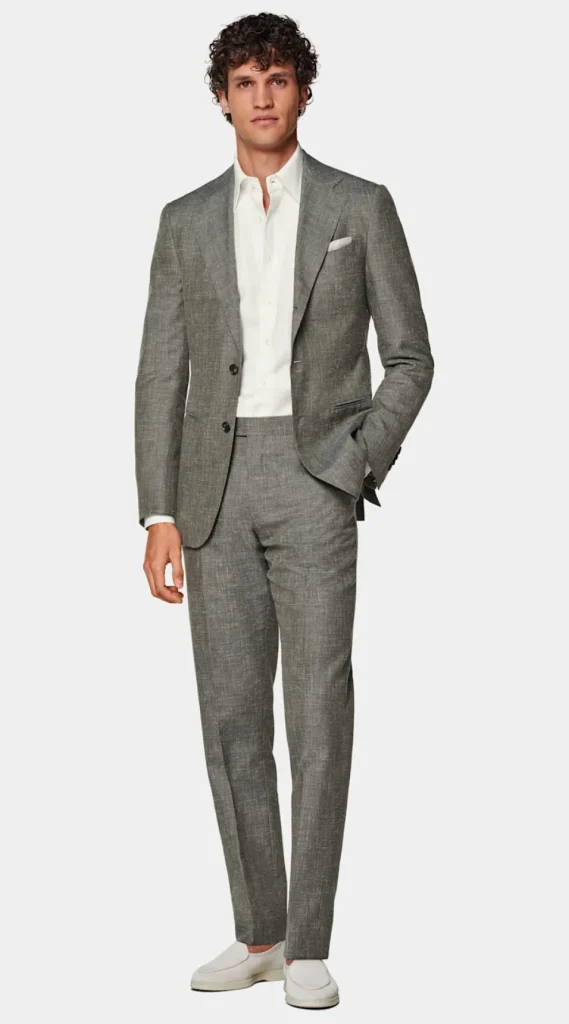 Suitsupply Mariage Cocktail*Costume Havana coupe Tailored vert clair