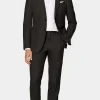 Suitsupply Mariage Cocktail | Costumes Mariage*Costume Havana coupe Tailored marron foncé