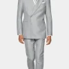 Suitsupply Mariage Cocktail*Costume Havana coupe Tailored gris clair