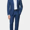 Suitsupply Mariage Cocktail | Costumes Mariage*Costume Havana coupe Tailored bleu moyen