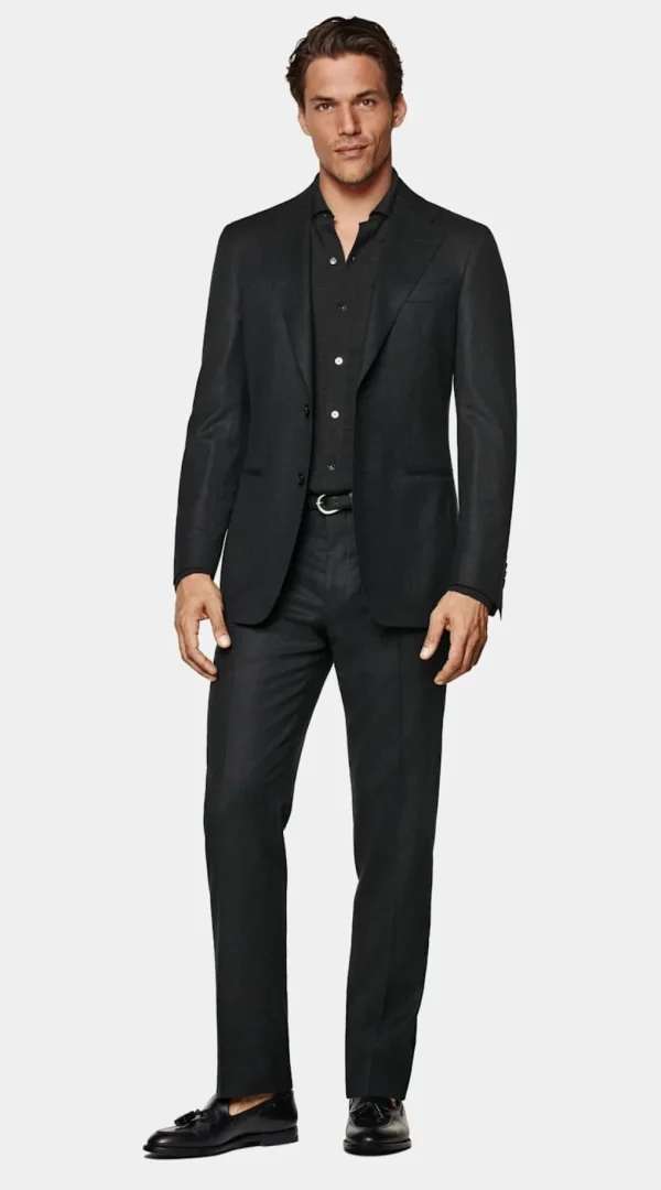 Suitsupply Mariage Hiver | Costumes Mariage*Costume Havana coupe Tailored gris foncé