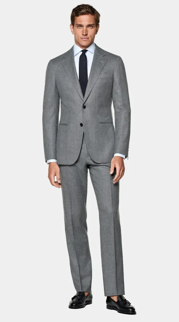 Suitsupply Mariage Hiver | Costumes Mariage*Costume Havana coupe Tailored gris moyen