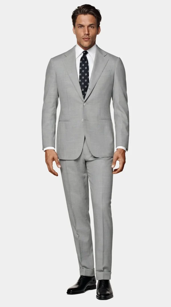 Suitsupply Costumes Classiques*Costume Havana coupe Tailored gris clair