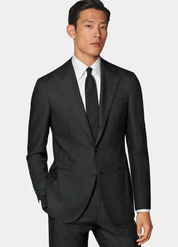 Suitsupply Costumes Classiques*Costume Havana coupe Tailored vert foncé