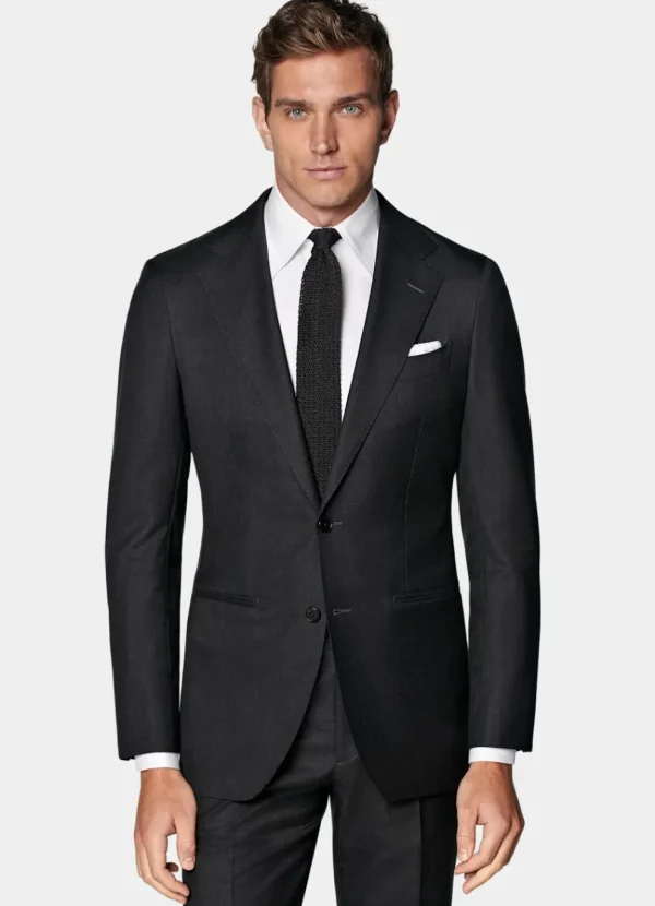 Suitsupply Costumes Classiques*Costume Havana coupe Tailored gris foncé