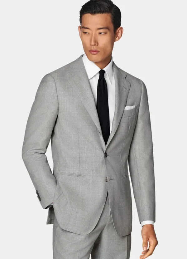 Suitsupply Costumes Classiques*Costume Havana coupe Tailored gris clair