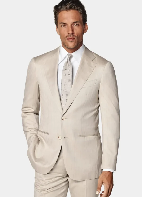 Suitsupply Costumes Tendance*Costume Havana coupe Tailored sable à chevrons