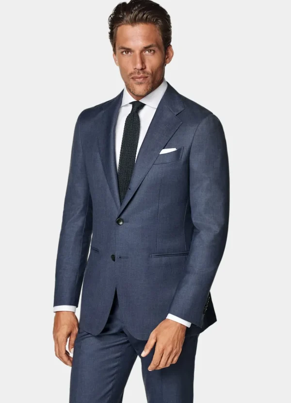 Suitsupply Mariage Habillé | Costumes Mariage*Costume Havana coupe Tailored bleu moyen