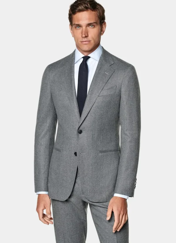 Suitsupply Mariage Hiver | Costumes Mariage*Costume Havana coupe Tailored gris moyen