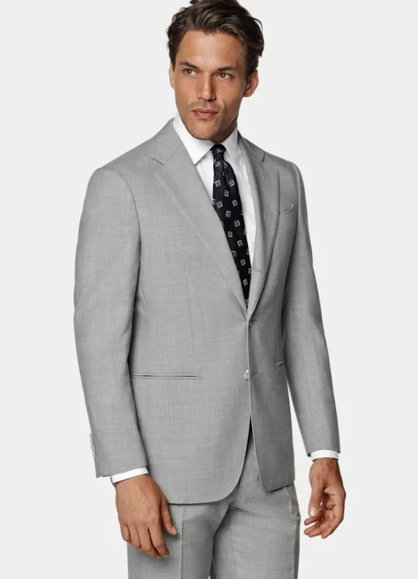 Suitsupply Costumes Classiques*Costume Havana coupe Tailored gris clair